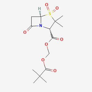 Chemical structure of Sulbactam Pivoxil