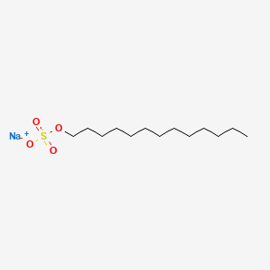 Chemical structure of Sodium n-tridecyl sulfate