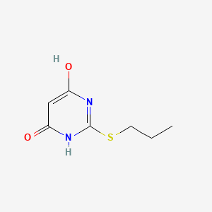 Chemical structure of S-Propyl-2-thiobarbituric Acid