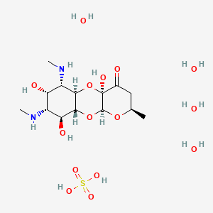 Chemical structure of Spectinomycin sulfate tetrahydrate