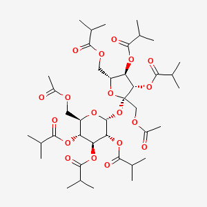 Chemical structure of Sucrose acetate isobutyrate solution