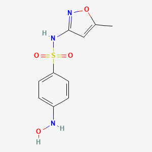 Chemical structure of Sulfamethoxazole Hydroxylamine