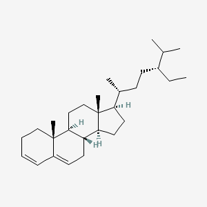 Chemical structure of Stigmasta-3,5-diene