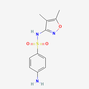 Chemical structure of Sulfatroxazole