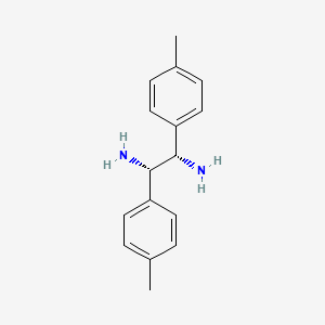 Chemical structure of (1S,2S)-1,2-di-p-tolylethane-1,2-diamine
