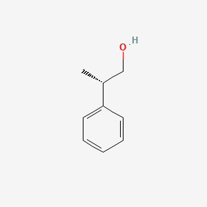 Chemical structure of (S)-2-Phenyl-1-propanol
