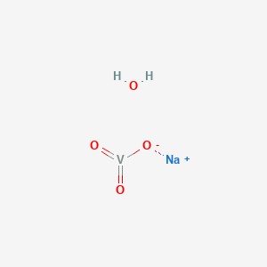 Chemical structure of Sodium metavanadate hydrate