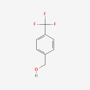 Chemical structure of 4-(Trifluoromethyl)benzyl alcohol