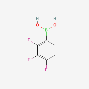 Chemical structure of 2,3,4-Trifluorophenylboronic acid