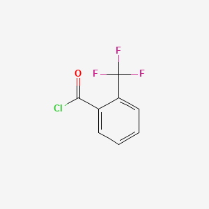 Chemical structure of 2-(Trifluoromethyl)benzoyl chloride