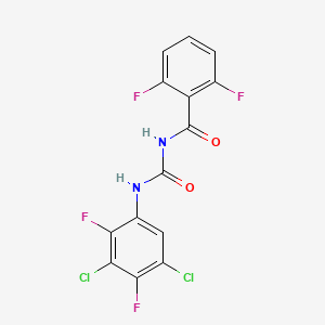 Chemical structure of Teflubenzuron