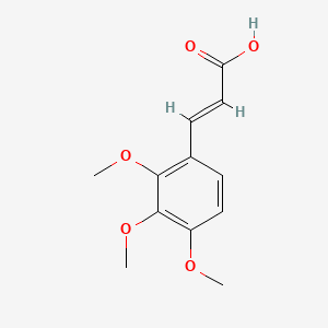 Chemical structure of trans-2,3,4-Trimethoxycinnamic