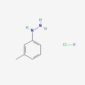 Chemical structure of m-Tolylhydrazine hydrochloride