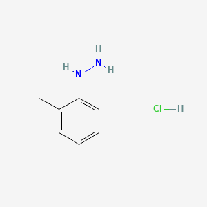 Chemical structure of o-Tolylhydrazine hydrochloride