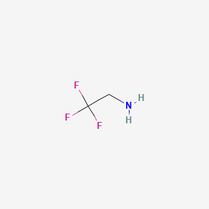 Chemical structure of 2,2,2-Trifluoroethylamine