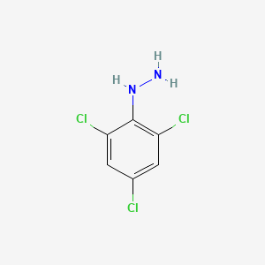 Chemical structure of 2,4,6-Trichlorophenylhydrazine