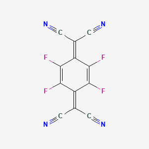 Chemical structure of 2,3,5,6-Tetrafluoro-7,7',8,8'-tetracyanoquinodimethane