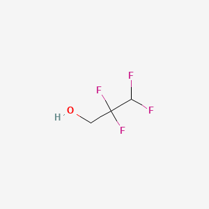 Chemical structure of 2,2,3,3-Tetrafluoro-1-propanol