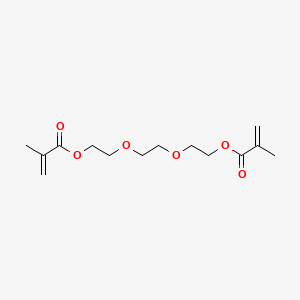 Chemical structure of Triethylene glycol dimethacrylate