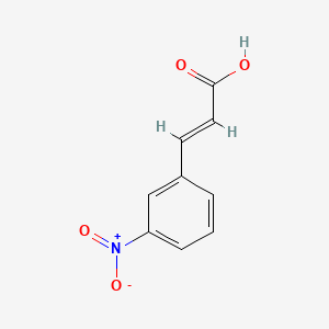 Chemical structure of trans-3-Nitrocinnamic acid