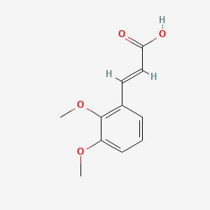 Chemical structure of 2',3'-Dimethoxycinnamic acid