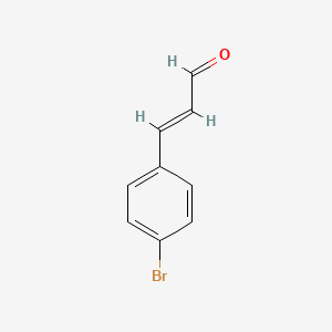 Chemical structure of trans-4-Bromocinnamaldehyde