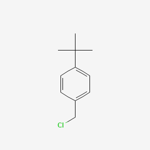 Chemical structure of 4-tert-Butylbenzyl chloride