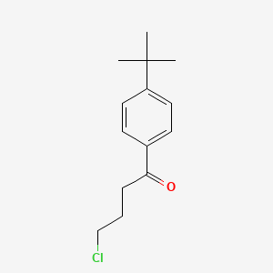 Chemical structure of 4′-tert-Butyl-4-chlorobutyrophenone