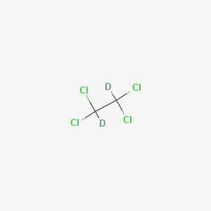 Chemical structure of 1,1,2,2-Tetrachloroethane-d2