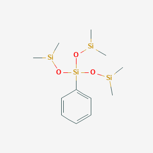 Chemical structure of Tris(dimethylsiloxy)phenylsilane