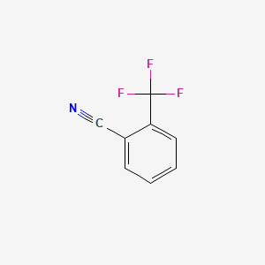 Chemical structure of 2-(Trifluoromethyl)benzonitrile