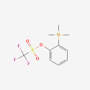 Chemical structure of 2-(Trimethylsilyl)phenyl trifluoromethanesulfonate