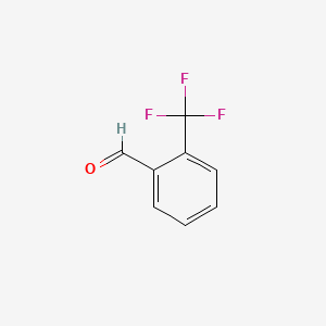 Chemical structure of 2-(Trifluoromethyl)benzaldehyde