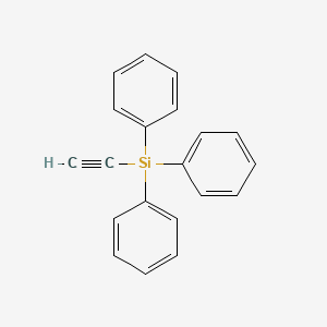 Chemical structure of (Triphenylsilyl)acetylene