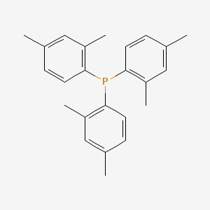 Chemical structure of Tris(2,4-dimethylphenyl)phosphine