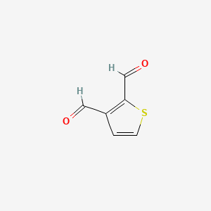 Chemical structure of 2,3-Thiophenedicarboxaldehyde