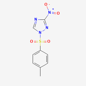 Chemical structure of 1-(p-Toluenesulfonyl)-3-nitro-1,2,4-triazole