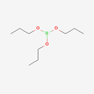 Chemical structure of Tripropyl borate