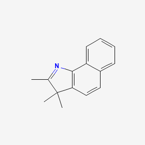 Chemical structure of 2,3,3-Trimethyl-3H-benzo[g]indole