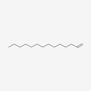 Chemical structure of 1-Tetradecene