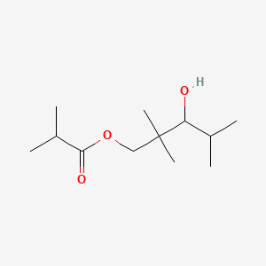 Chemical structure of 2,2,4-Trimethyl-1,3-pentanediol 1-monoisobutyrate