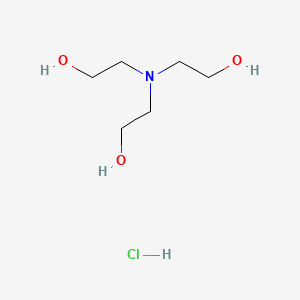 Chemical structure of Triethanolamine hydrochloride
