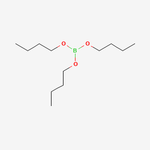 Chemical structure of Tributyl borate