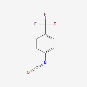 Chemical structure of 4-(Trifluoromethyl)phenyl isocyanate