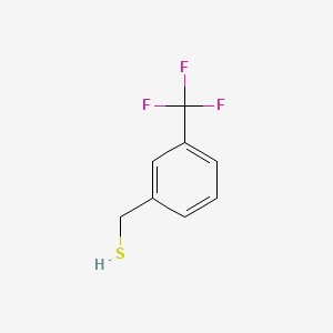 Chemical structure of 3-(Trifluoromethyl)benzyl mercaptan