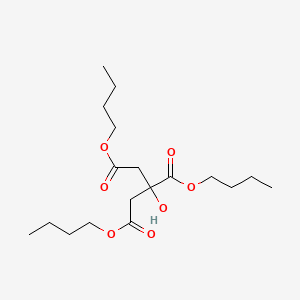 Chemical structure of Tributyl citrate
