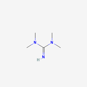 Chemical structure of 1,1,3,3-Tetramethylguanidine