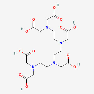 Chemical structure of Triethylenetetraminehexaacetic acid