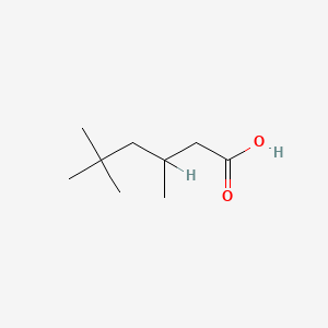 Chemical structure of 3,5,5-Trimethylhexanoic Acid