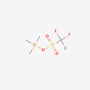 Chemical structure of Trimethylsilyl trifluoromethanesulfonate
